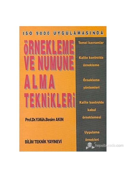 Örnekleme ve Numune Alma Teknikleri ISO 9000 Uygulamasında