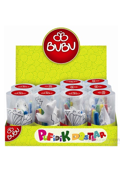 Pufidik Dostlar + 4 Adet Keçeli Kalem 00068