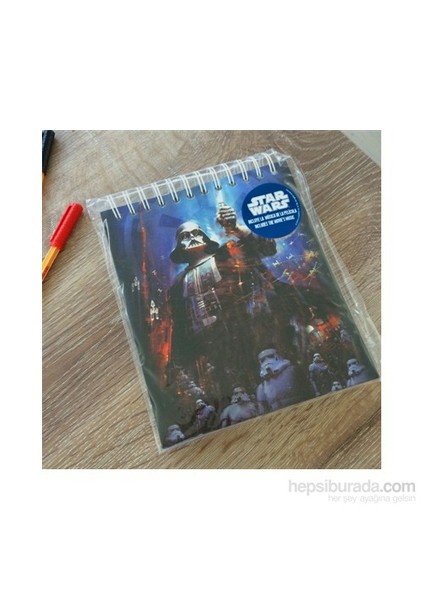 Star Wars Darth Vader Spiral Musical Notebook Müzikal Defter