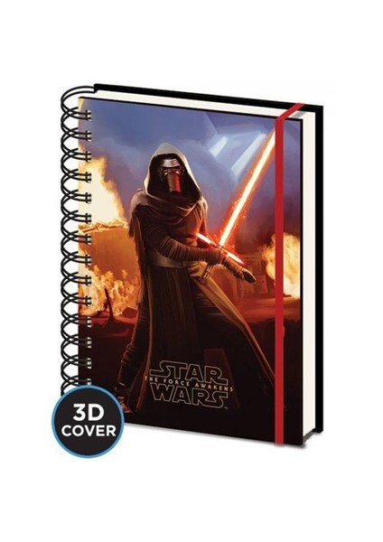 A5 3 Boyutlu Defter - Star Wars Episode Vıı Kylo Ren