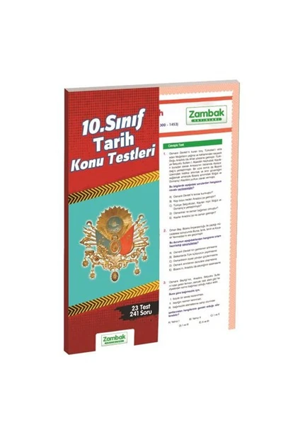 Zambak Yayınları 10.Sınıf Tarih Konu Testleri (Yaprak Test)