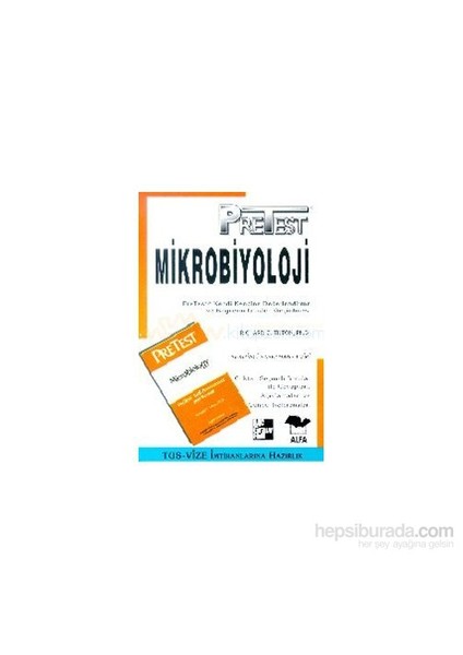 Mikrobiyoloji-Pretest-Richard C. Tilton
