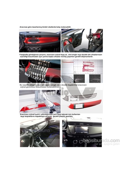 Dacia Logan 2012-2015 Teyp Çerçevesi