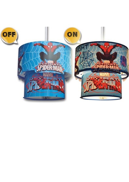 3D Spıderman Sihirli Tavan Sarkıt 5103