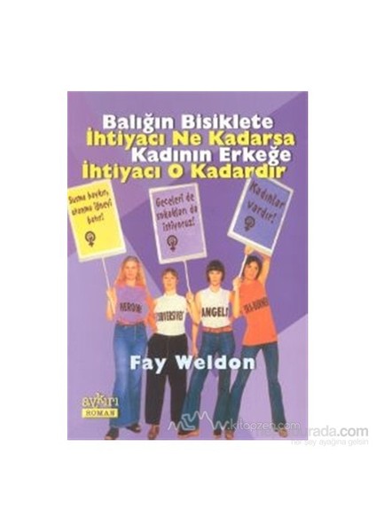 Balığın Bisiklete İhtiyacı Ne Kadarsa Kadının Erkeğe İhtiyacı O Kadardır-Fay Weldon