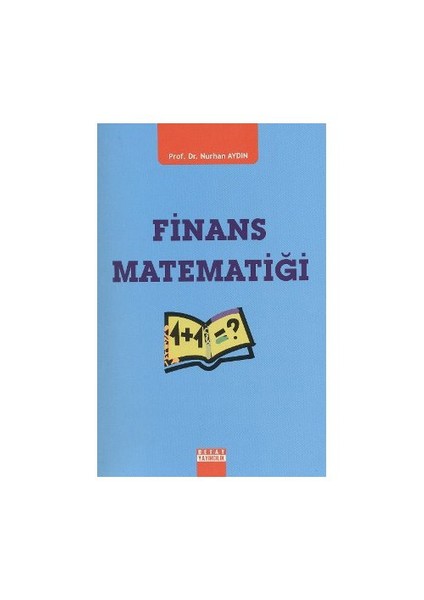 Finans Matematiği-Nurhan Aydın