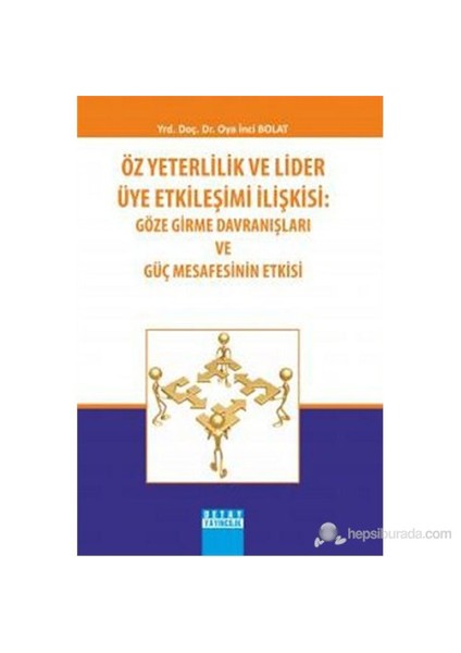 Öz Yeterlilik Ve Lider Üye Etkileşimi İlişkisi: Göze Girme Davranışları Ve Güç Mesafesinin Etkisi-Oya İnci Bolat