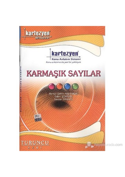 Kartezyen Karmaşık Sayılar-Sabri Şentürk