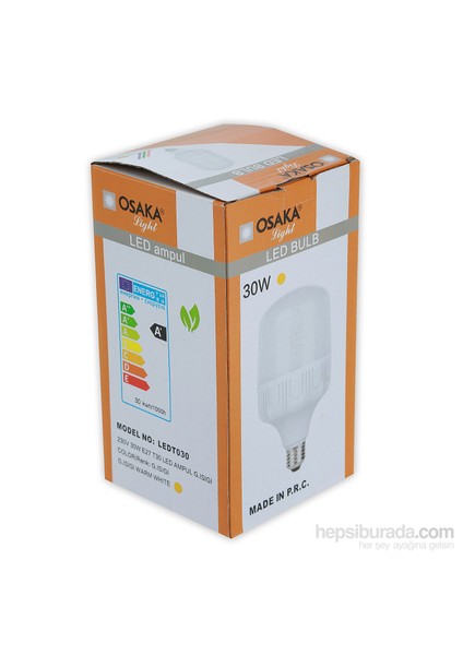 Osakalight 30W-200watt Yüksek Watt Led Ampul E27 Günışığı