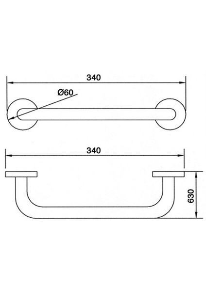 101011 Küvet Tutamağı (30Cm)