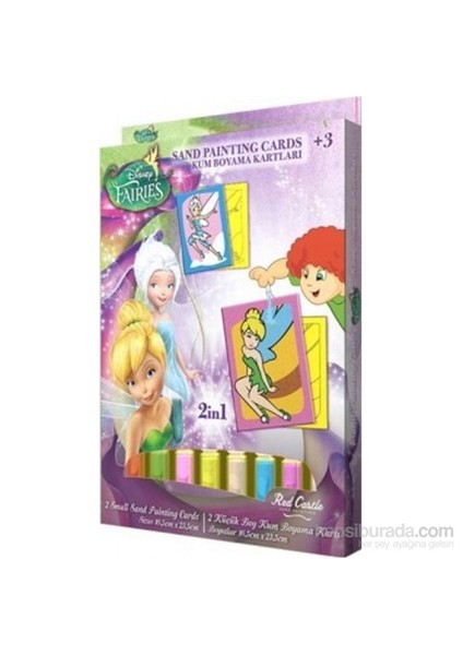 Fairies 1 Kum Boyama Kartları