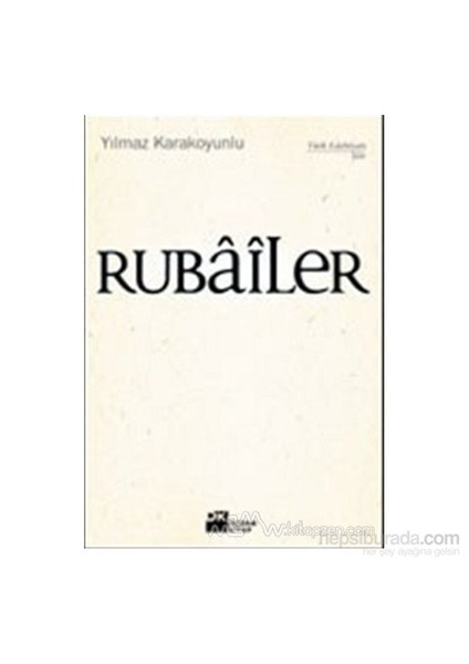 Rubailer - Yılmaz Karakoyunlu