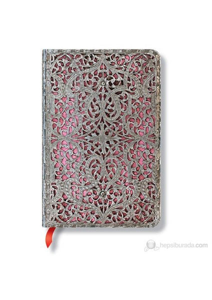 1936-7 Blush Pink Mini Çizgili 95x140mm. Defter