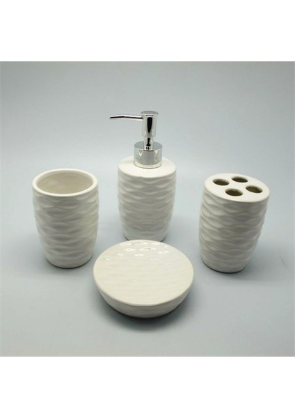 3024 4 parça Seramik Banyo Seti
