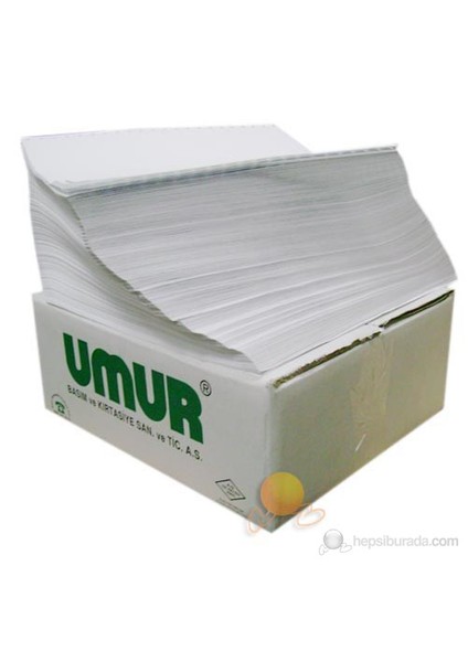 UMUR 11 x 24 cm 2N 1000 Lİ SÜREKLİ FORM BİLGİSAYAR KAĞIDI