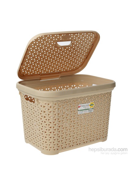 Rattan Küçük Sandık(20 Lt) - Sarı