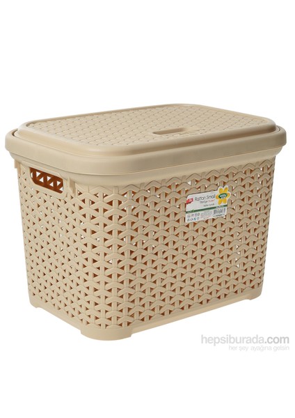 Rattan Küçük Sandık(20 Lt) - Sarı fiyatları