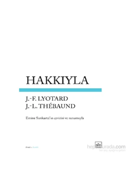 Hakkıyla-Jean-Loup Thebaud