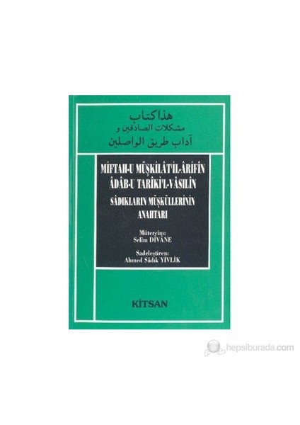 Miftah-U Müşkilat'il-Arifin Adab-U Tariki'l-Vasilin