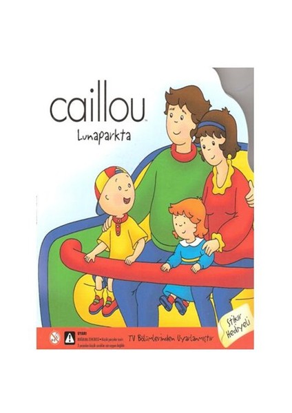 Caillou - Lunaparkta (Sticker Hediyeli)