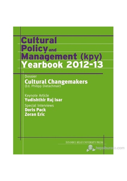 Cultural Policy And Management (Kpy) Yearbook 2012-13-Philipp Dietachmair