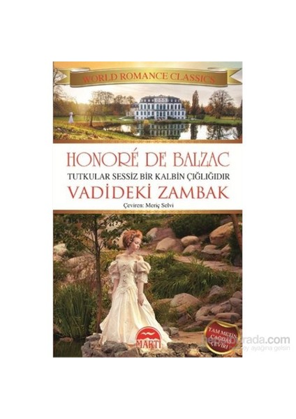 Vadideki Zambak - Honore De Balzac