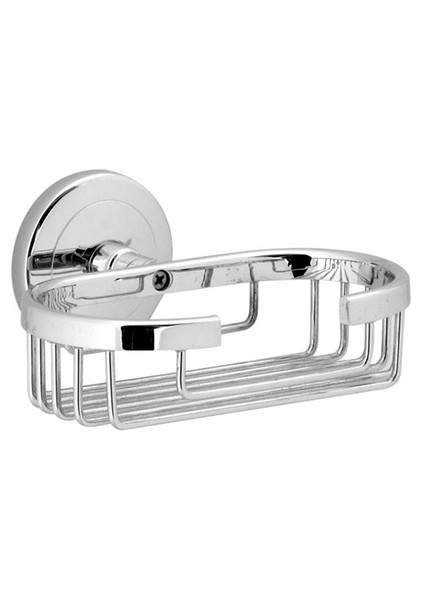 NERO OVAL TEL SABUNLUK ROZETLİ KROM A362102