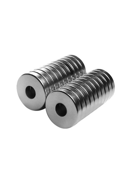Neodyum Mıknatıs Halka D15xd5x3 mm (8'li Paket)