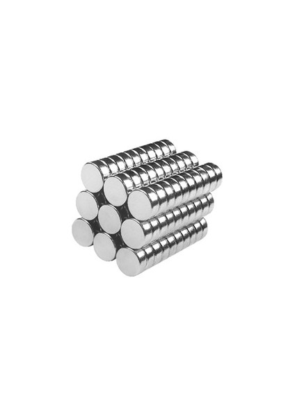 Neodyum Mıknatıs Silindir D5x2 mm (100'lü Paket)
