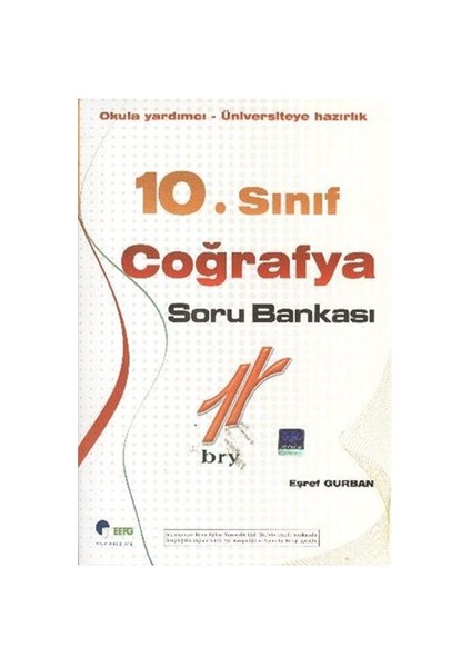 Bry Birey Eğitim Yayınları 10. Sınıf Coğrafya Soru Bankası - Eşref Gurban