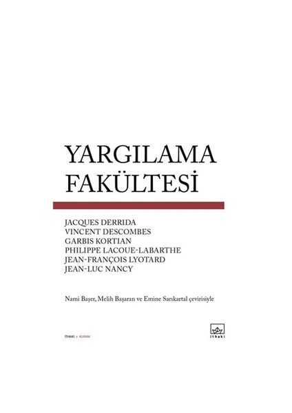 Yargılama Fakültesi-G. Kortian