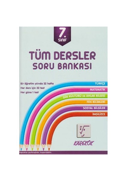 7. Sınıf Tüm Dersler Soru Bankası