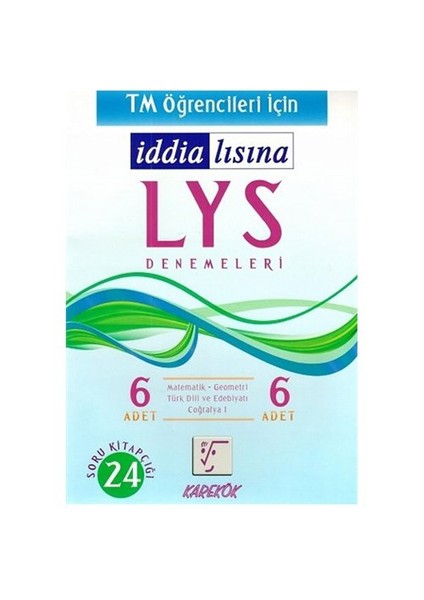 LYS Tm Öğrencileri İçin İddialısına 6 Deneme