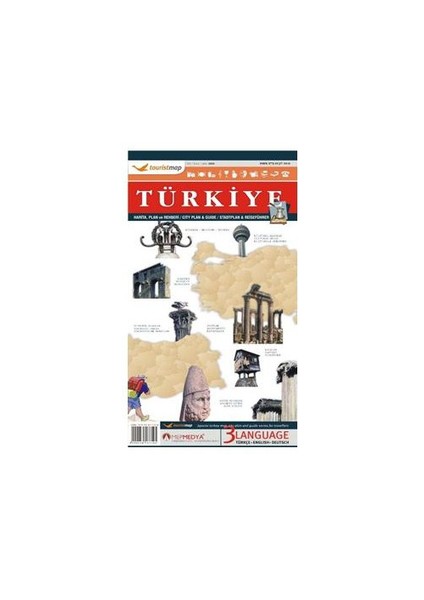 Touristmap Türkiye Harita, Plan ve Rehberi