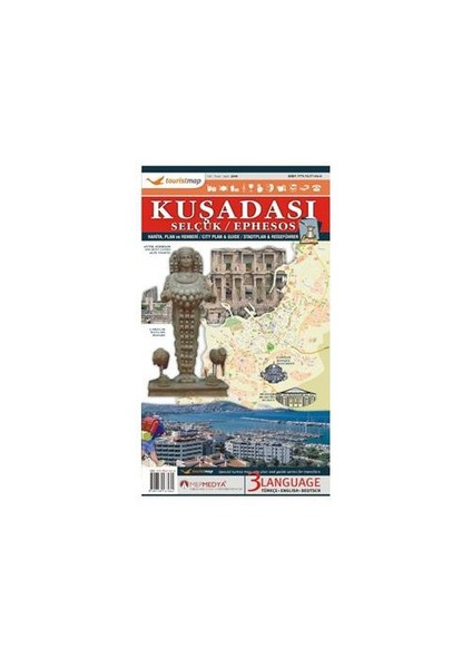 Touristmap Kuşadası-Selçuk Harita, Plan ve Rehberi