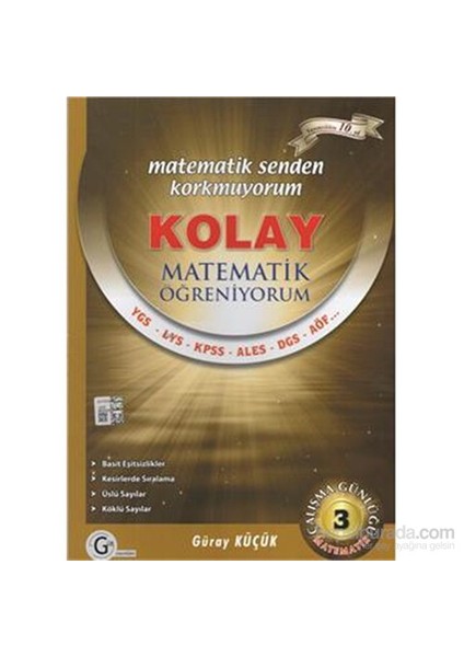 Kolay Matematik Öğreniyorum Çalışma Günlüğü 3