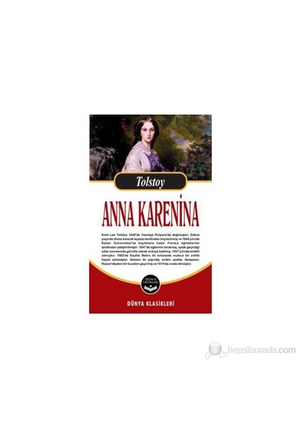 Anna Karenina - Tolstoy (Cep Boy)