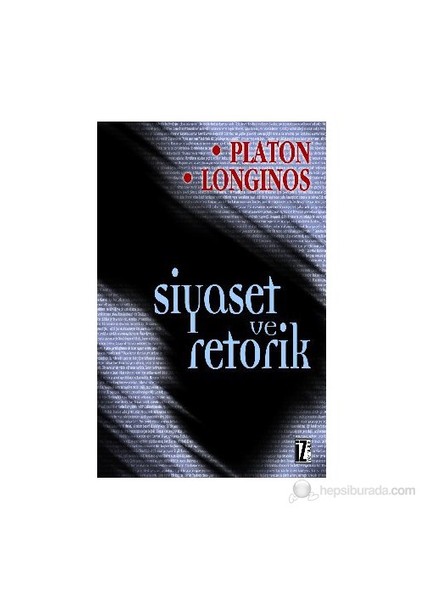 Siyaset Ve Retorik-Platon (Eflatun)