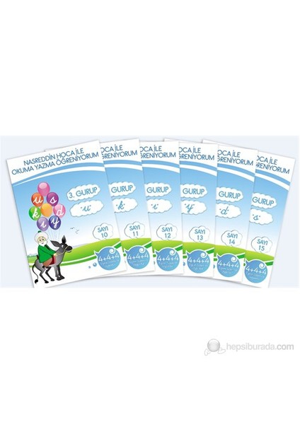 Nasreddin Hoca İle Okuma Yazma Öğreniyorum Eğitim Seti (4+4+4 Eğitim Sistemine Uygun) indirimleri