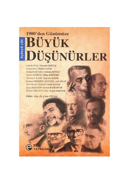 1900'den Günümüze Büyük Düşünürler (3. Cilt)