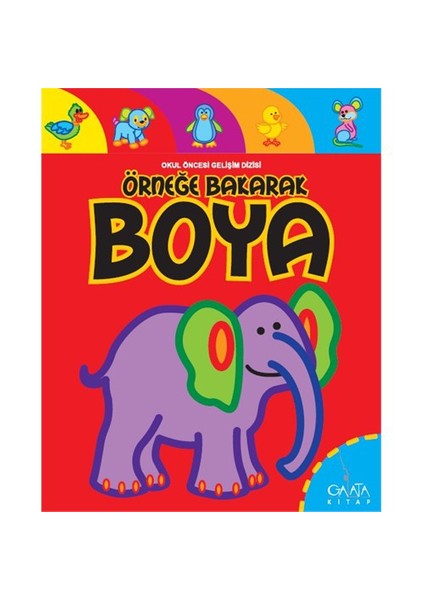 Okul Öncesi Eğitim Dizisi - Örneğe Bakarak Boya Hayvanlar-1