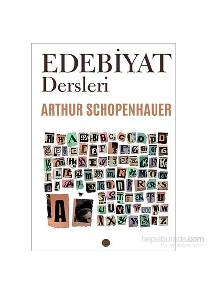 Edebiyat Dersleri-Arthur Schopenhauer