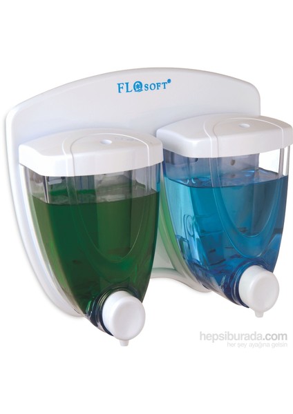 Flosoft F029 Sıvı Sabunluk İkiz 350+350 ML