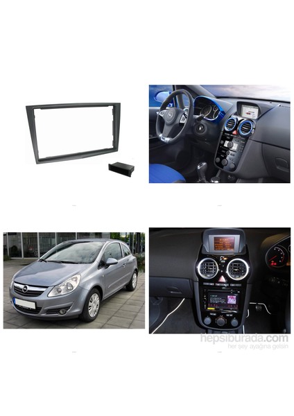 Opel Corsa D Siyah Teyp Çerçevesi