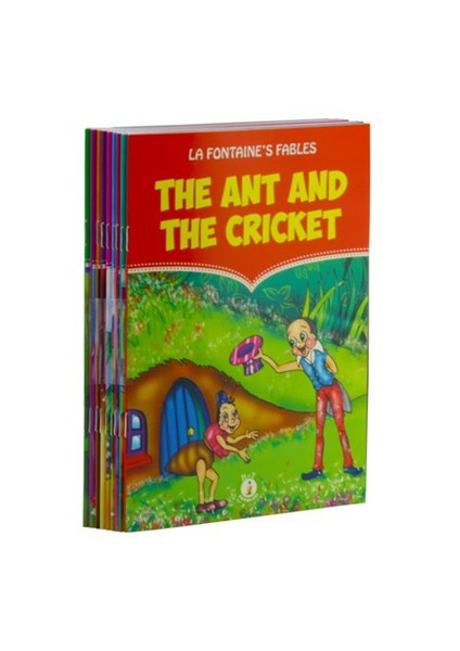 La Fontaine Masalları Seti (10 Kitap Takım) (4. Ve 5. Sınıflar İçin)-Jean De La Fontaine