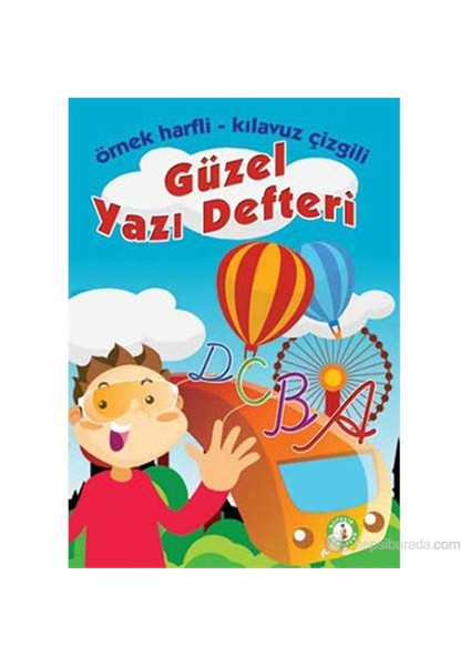 Güzel Yazı Defteri (Küçük Boy) (Örnek Harfli - Kılavuz Çizgili)