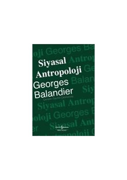 Siyasal Antropoloji-Georges Balandier