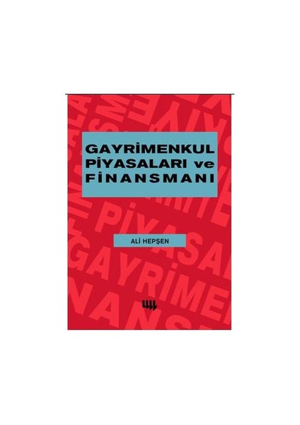 Gayrimenkul Piyasaları ve Finansmanı