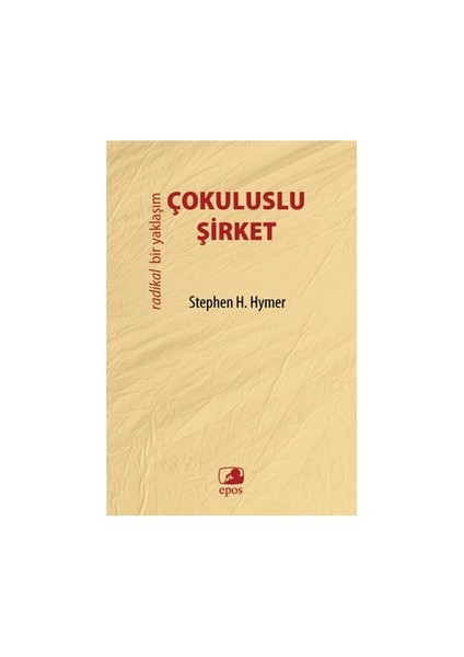 Çokuluslu Şirket-Stephen H. Hymer