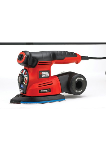 Black & Decker KA280K-QS 220W Çok Amaçlı Zımpara Zımpara (Üçgen, Eksantrik, Titreşim)